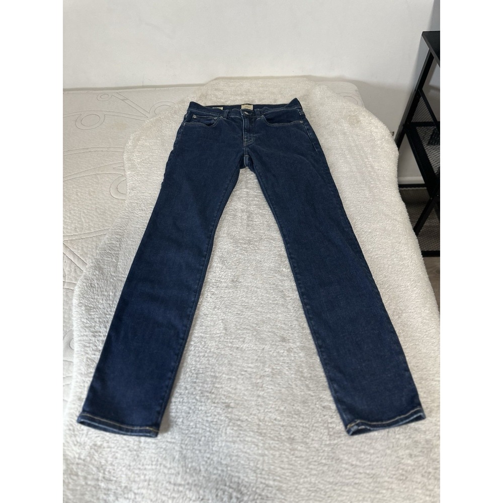 J Crew 484 Men's Blue Denim Jeans Size 29x32 Fits (29x31) Dark Wash